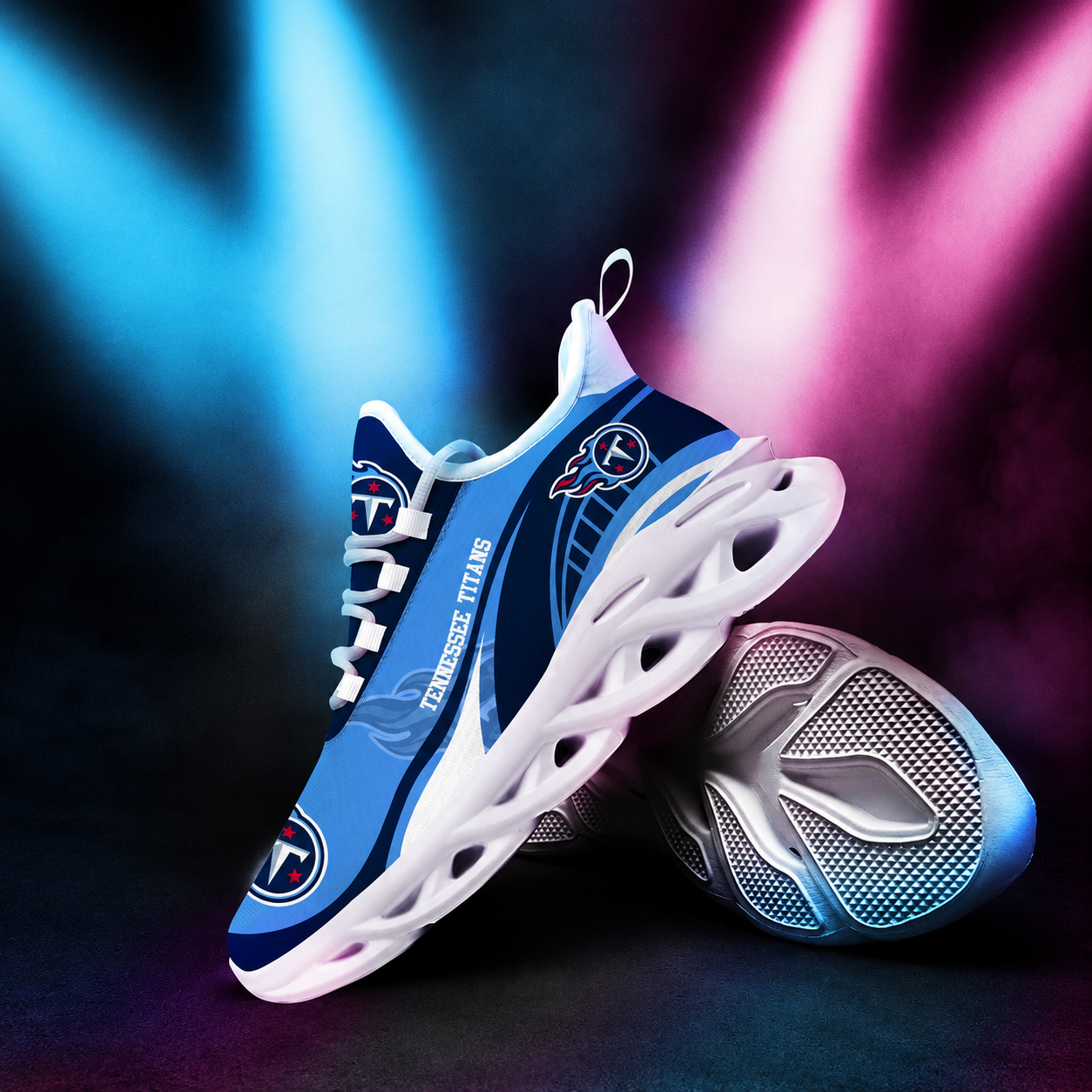 Limited Edition – Customized NFL Tennessee Titans Unisex Max Soul Shoes