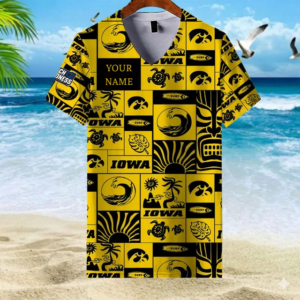 Limited Edition – Customized NCAA Iowa Hawkeyes V-Neck Female Shirt