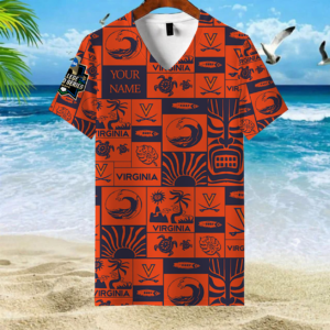 Limited Edition – Customized NCAA Virginia Cavaliers V-Neck Female Shirt