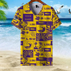 Limited Edition – Customized NCAA Lsu Tigers V-Neck Female Shirt