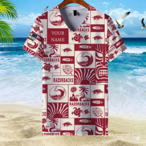 Limited Edition – Customized NCAA Arkansas Razorbacks V-Neck Female Shirt