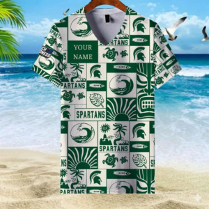 Limited Edition – Customized NCAA Michigan State Spartans V-Neck Female Shirt