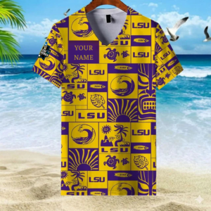Limited Edition – Customized NCAA Lsu Tigers V-Neck Female Shirt