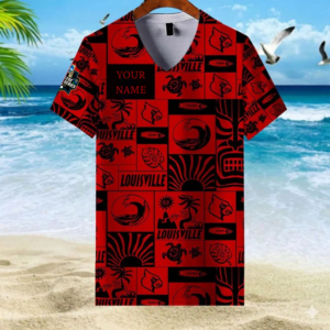 Limited Edition – Customized NCAA Louisville Cardinals V-Neck Female Shirt
