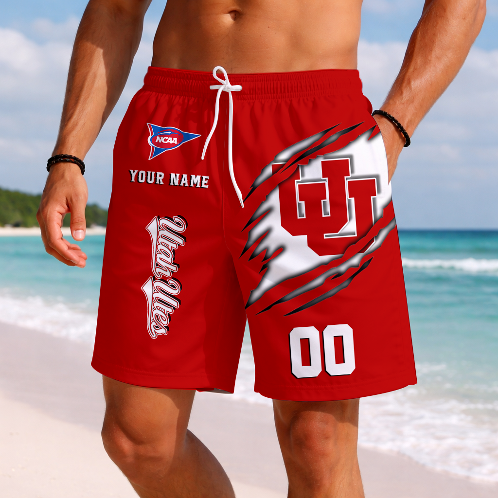 Limited Edition – Customized NCAA Utah Utes Short Pants
