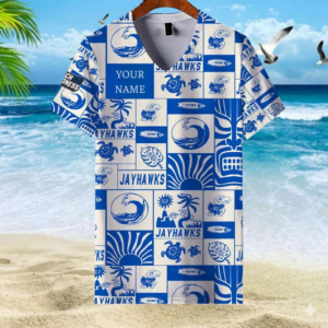 Limited Edition – Customized NCAA Kansas Jayhawks V-Neck Female Shirt