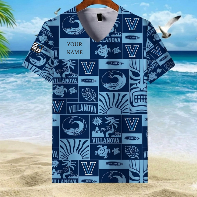 Limited Edition – Customized NCAA Villanova Wildcats V-Neck Female Shirt