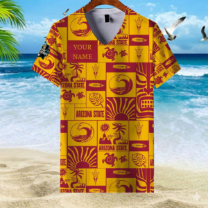 Limited Edition – Customized NCAA Arizona State Sun Devils V-Neck Female Shirt
