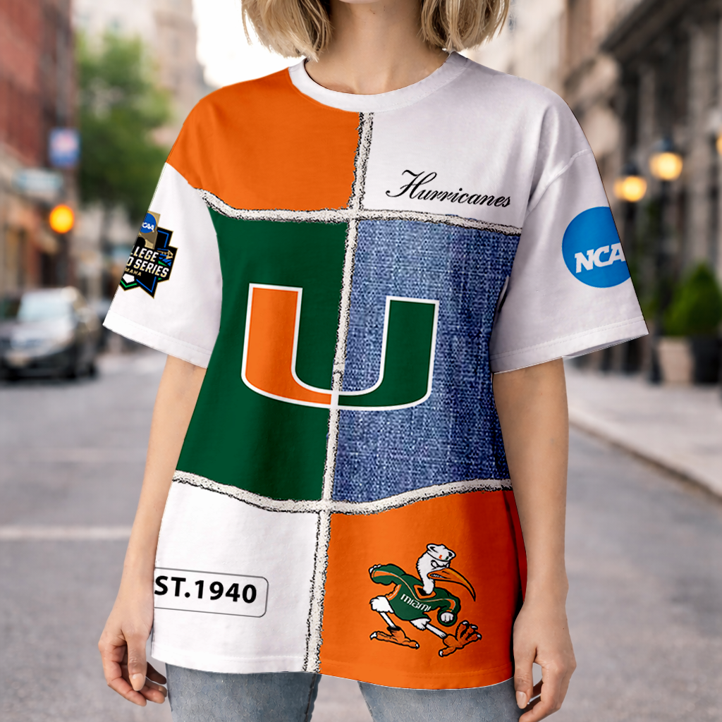 Limited Edition – Customized NCAA Miami Hurricanes T-Shirts