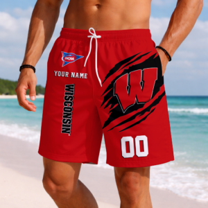 Limited Edition – Customized NCAA Wisconsin Badgers Short Pants