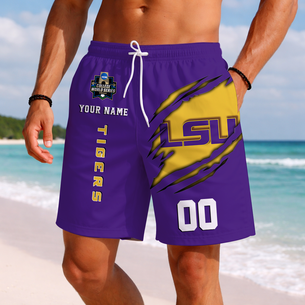 Limited Edition – Customized NCAA Lsu Tigers Short Pants