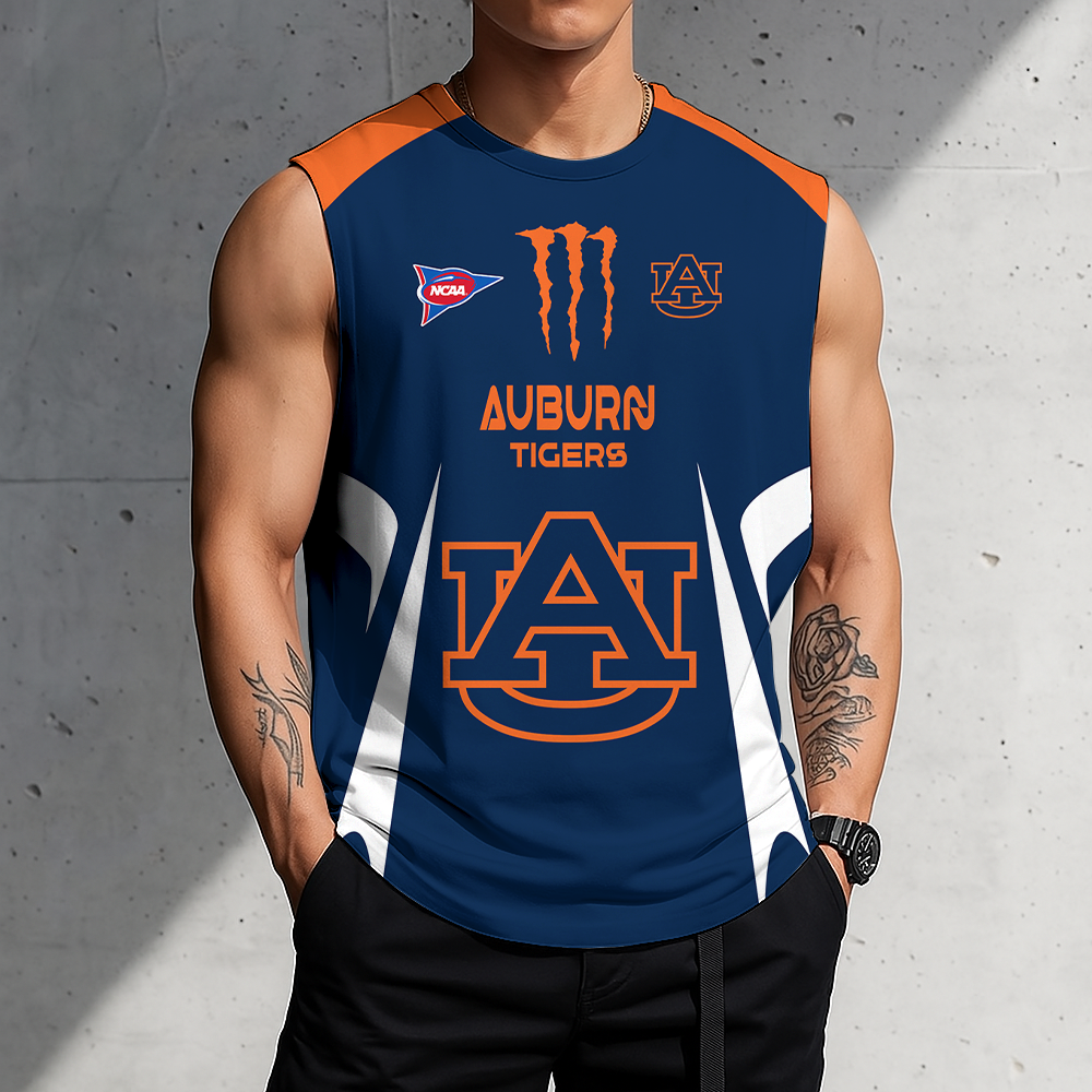 Limited Edition – Customized NCAA Auburn Tigers Men’s Gym Shirt