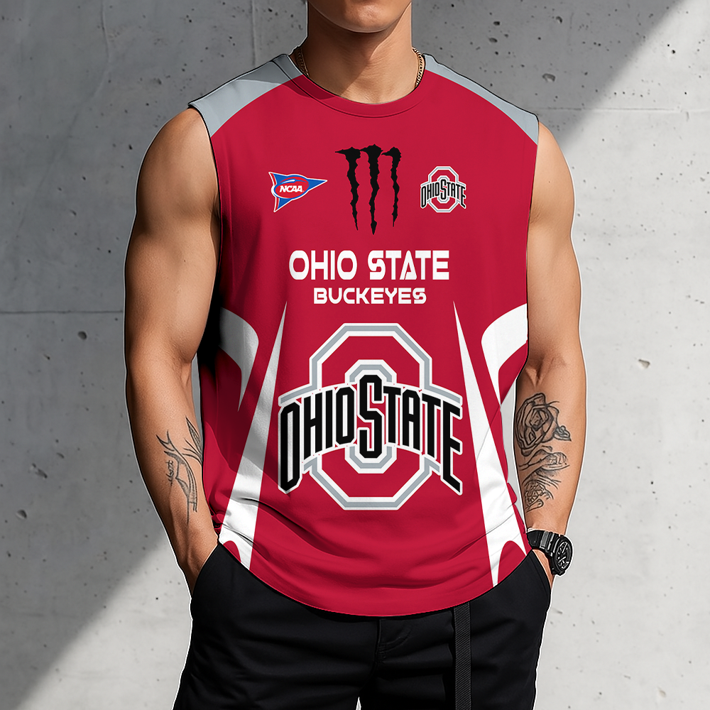 Limited Edition – Customized NCAA Ohio State Buckeyes Men’s Gym Shirt