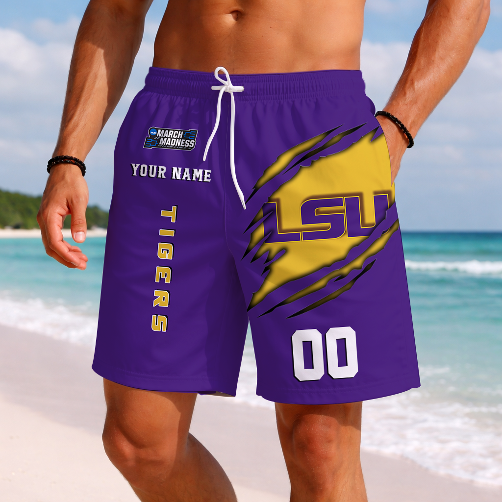 Limited Edition – Customized NCAA Lsu Tigers Short Pants