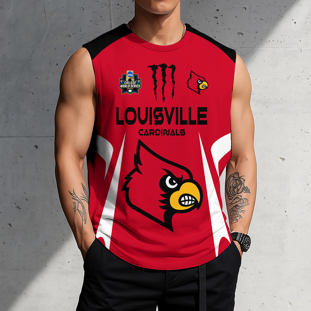 Limited Edition – Customized NCAA Louisville Cardinals Men’S Gym Shirt