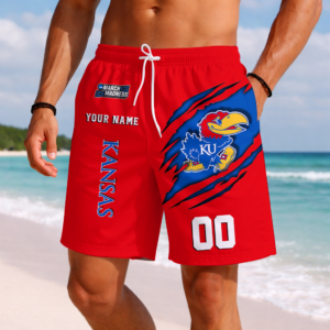 Limited Edition – Customized NCAA Kansas Jayhawks Short Pants
