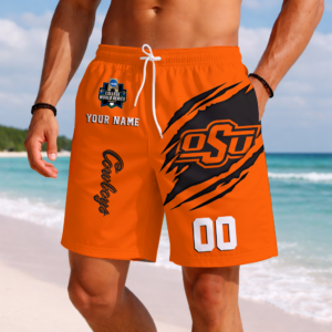 Limited Edition – Customized NCAA Oklahoma State Cowboys Short Pants