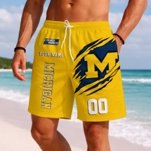 Limited Edition – Customized NCAA Michigan Wolverines Short Pants