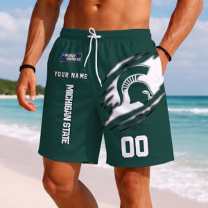 Limited Edition – Customized NCAA Michigan State Spartans Short Pants