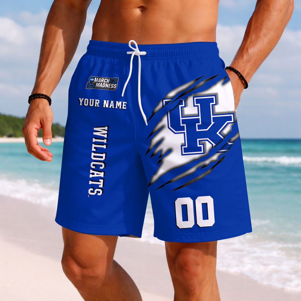 Limited Edition – Customized NCAA Kentucky Wildcats Short Pants