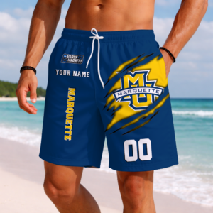 Limited Edition – Customized NCAA Marquette Golden Eagles Short Pants