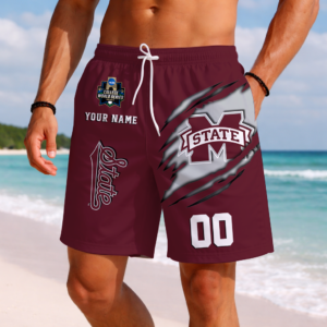 Limited Edition – Customized NCAA Mississippi State Bulldogs Short Pants