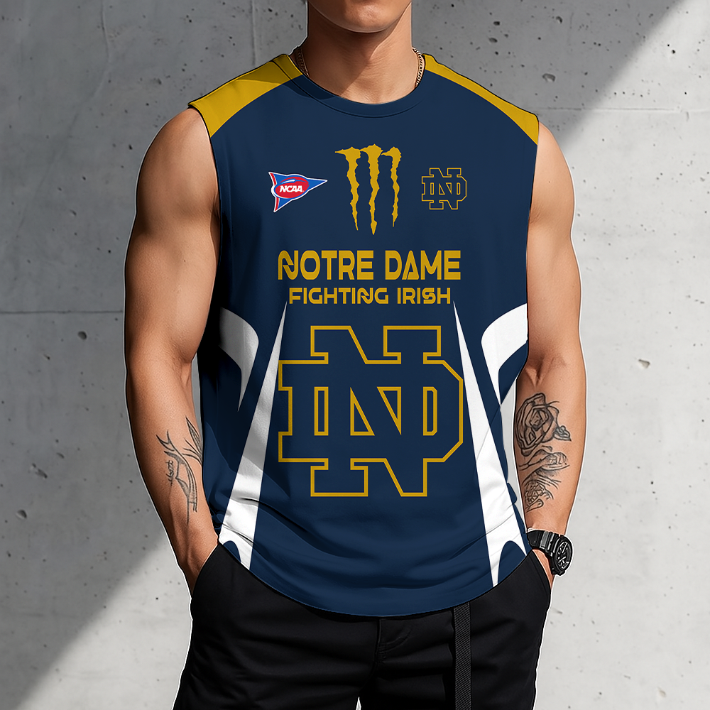 Limited Edition – Customized NCAA Notre Dame Fighting Irish Men’s Gym Shirt