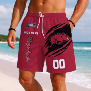 Limited Edition – Customized NCAA Arkansas Razorbacks Short Pants