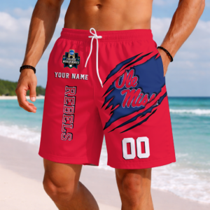 Limited Edition – Customized NCAA Ole Miss Rebels Short Pants