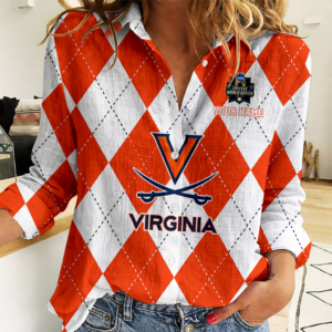 Limited Edition – Customized NCAA Virginia Cavaliers Women Casual Shirt For Fan