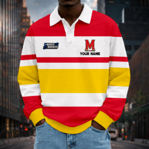 Limited Edition – Customized NCAA Maryland Terrapins Unisex Long Sleeve Polo Shirt
