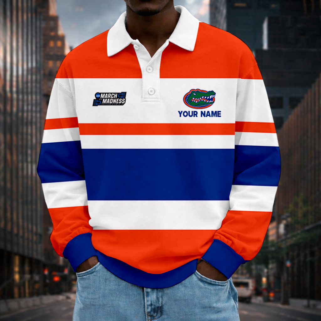 Limited Edition – Customized NCAA Florida Gators Unisex Long Sleeve Polo Shirt