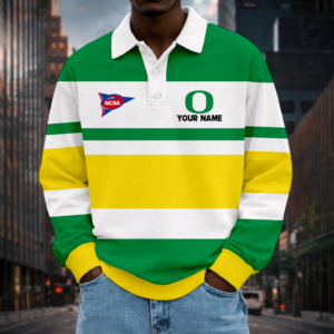 Limited Edition – Customized NCAA Oregon Ducks Unisex Long Sleeve Polo Shirt
