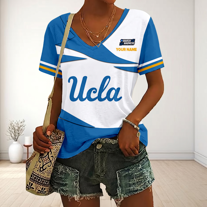 Limited Edition – Customized NCAA Ucla Bruins V-Neck Female Shirt