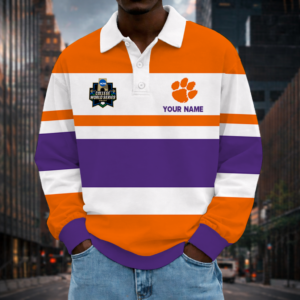 Limited Edition – Customized NCAA Clemson Tigers Unisex Long Sleeve Polo Shirt