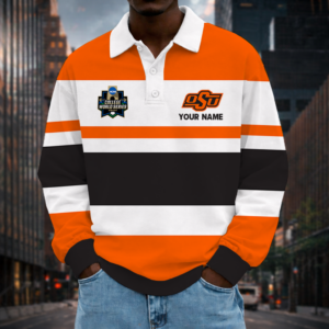 Limited Edition – Customized NCAA Oklahoma State Cowboys Unisex Long Sleeve Polo Shirt