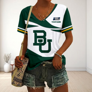 Limited Edition – Customized NCAA Baylor Bears V-Neck Female Shirt