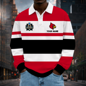 Limited Edition – Customized NCAA Louisville Cardinals Unisex Long Sleeve Polo Shirt