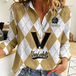 Limited Edition – Customized NCAA Vanderbilt Commodores Women Casual Shirt For Fan