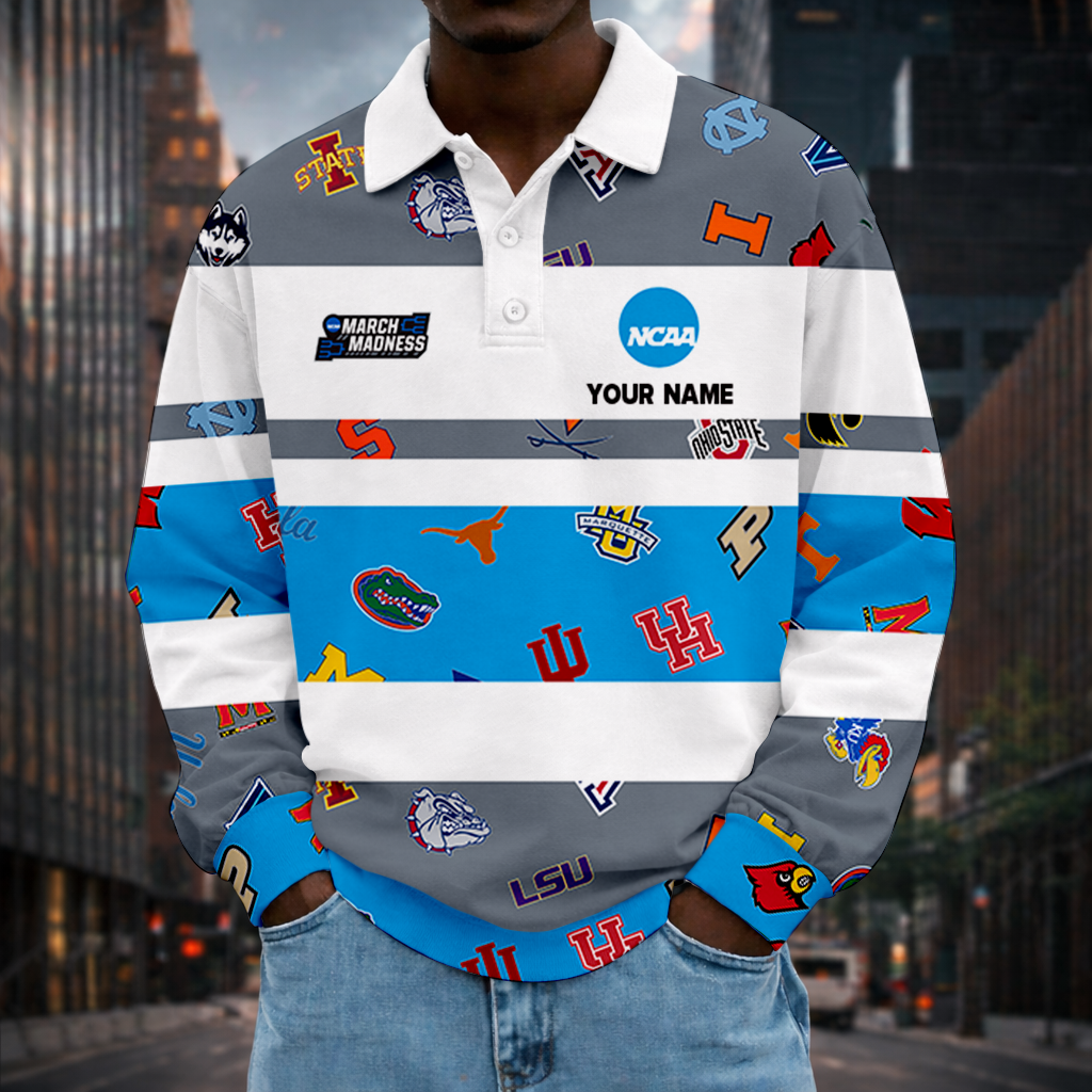 Limited Edition – Customized NCAA All Teams Unisex Long Sleeve Polo Shirt