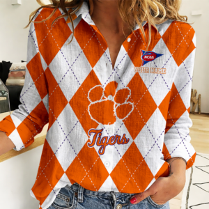 Limited Edition – Customized NCAA Clemson Tigers Women Casual Shirt For Fan