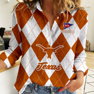 Limited Edition – Customized NCAA Texas Longhorns Women Casual Shirt For Fan