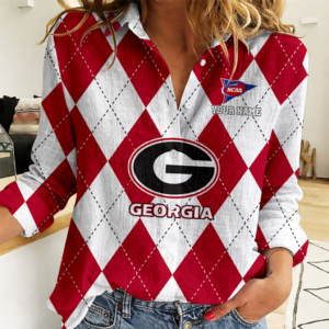 Limited Edition – Customized NCAA Georgia Bulldogs Women Casual Shirt For Fan