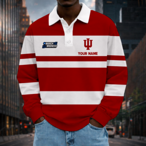 Limited Edition – Customized NCAA Indiana Hoosiers Unisex Long Sleeve Polo Shirt