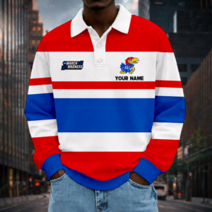 Limited Edition – Customized NCAA Kansas Jayhawks Unisex Long Sleeve Polo Shirt