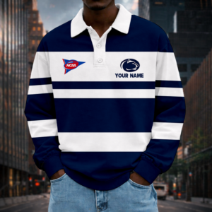 Limited Edition – Customized NCAA Penn State Nittany Lions Unisex Long Sleeve Polo Shirt
