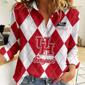 Limited Edition – Customized NCAA Houston Cougars Women Casual Shirt For Fan
