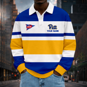 Limited Edition – Customized NCAA Pittsburgh Panthers Unisex Long Sleeve Polo Shirt