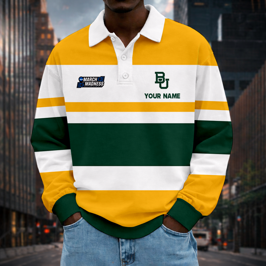 Limited Edition – Customized NCAA Baylor Bears Unisex Long Sleeve Polo Shirt