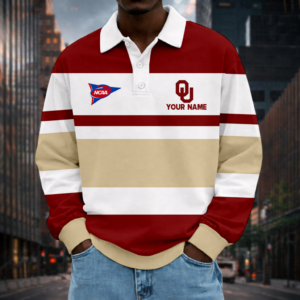 Limited Edition – Customized NCAA Oklahoma Sooners Unisex Long Sleeve Polo Shirt